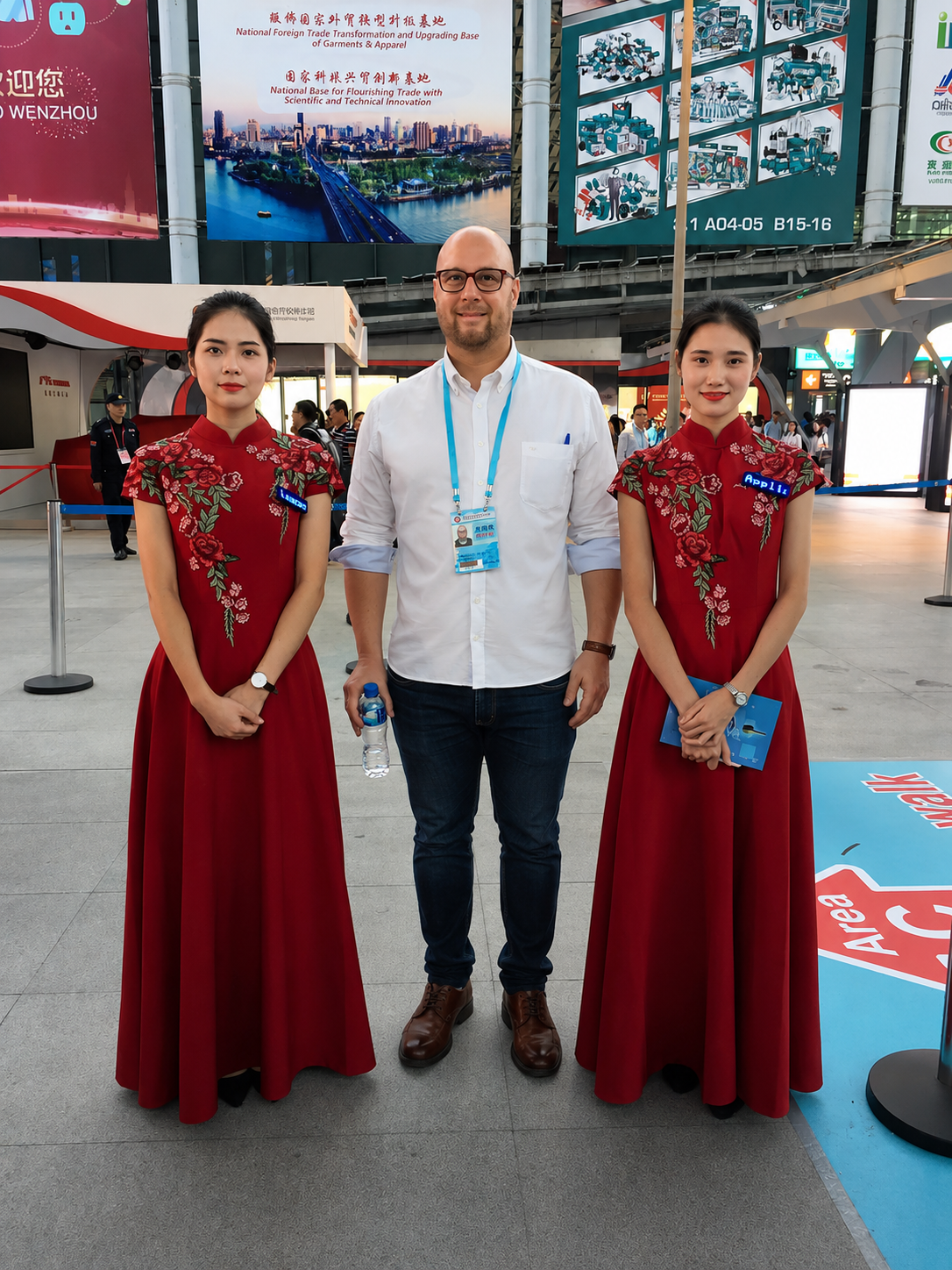 Ismael García en la Feria de Cantón, Guangzhou
